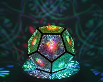 Bedside lantern, Shadow-caster, Built-in rechargeable battery