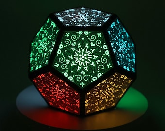 Bedside lantern, Glow-through