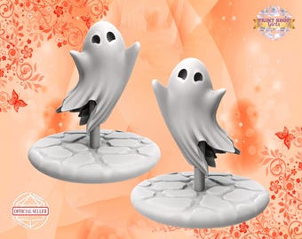 Witching Hour Miniature Set | Happy Halloween Ghost Figure Pack | DIY Decoration | 3D Resin Printing | for TTRPGs like DnD 5e and Pathfinder