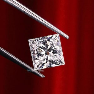 Princess Cut Lab Grown Diamond | IGI Certified D-VVS Loose Lab Diamond | Conflict Free Stone for Engagement Rings & Custom Jewelry For Her