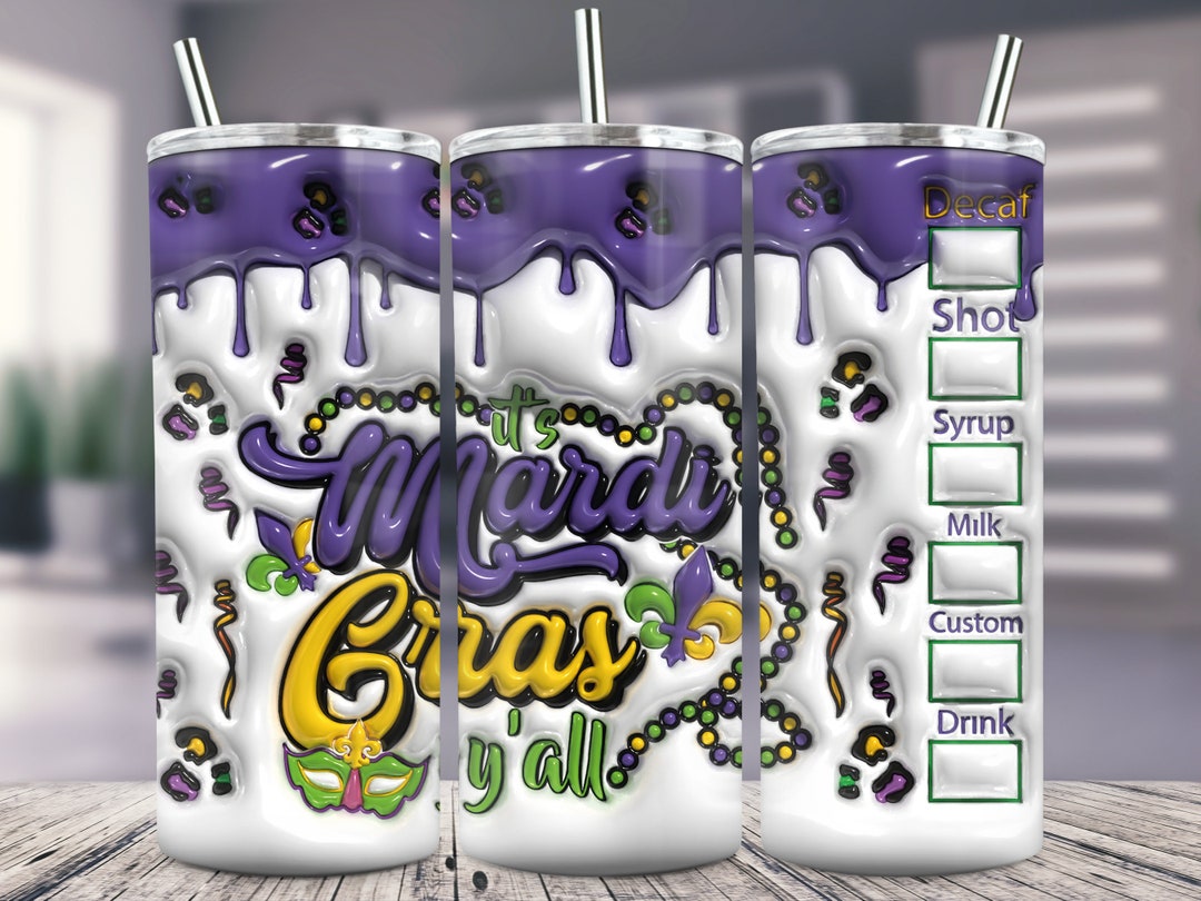 rtic mardi gras tumbler