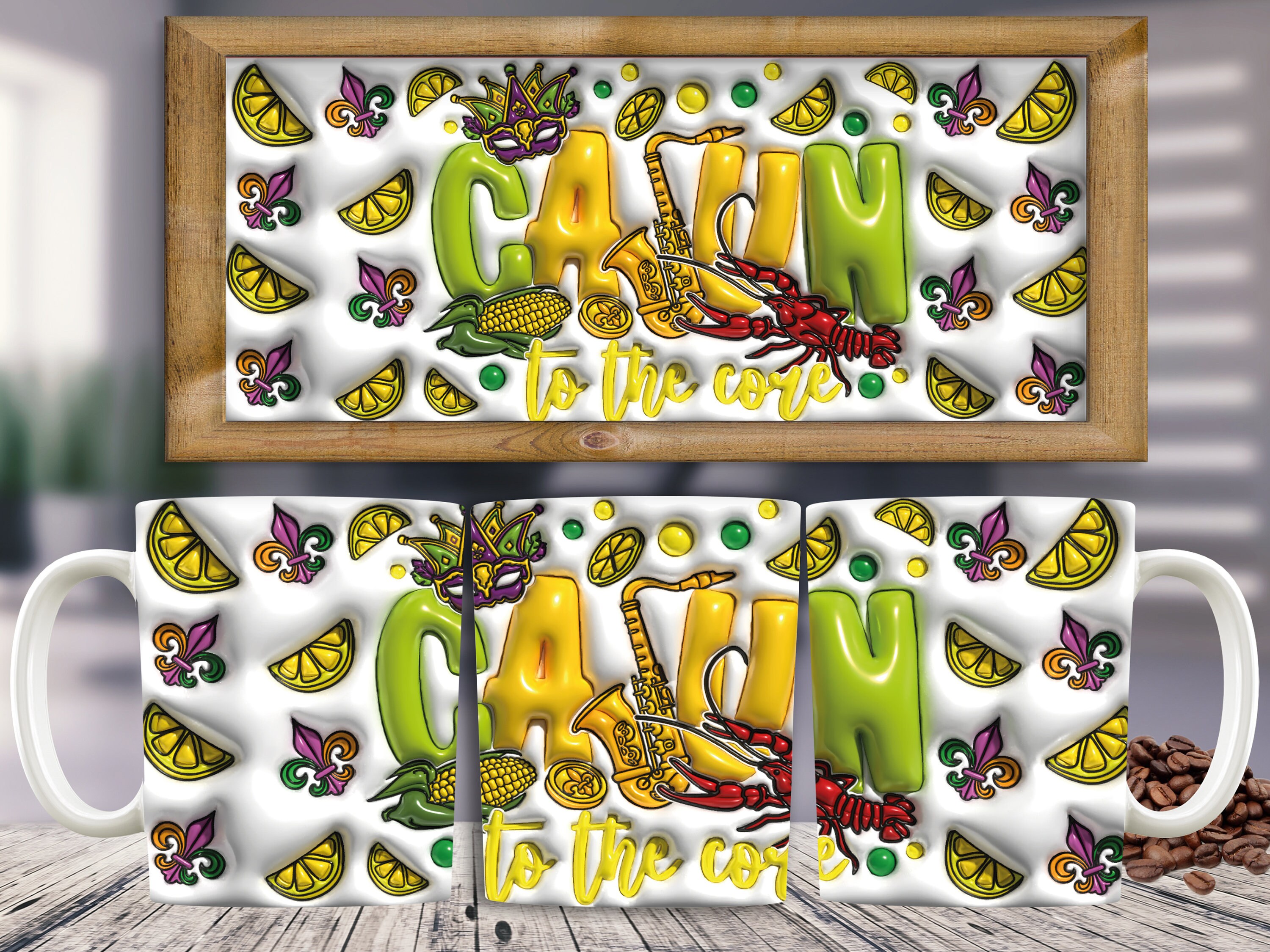 mardi gras puffy vest