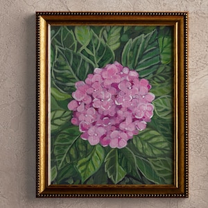 Pink Hydrangea Art Print