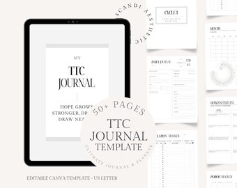 Fertility Planner TTC Journal Etsy