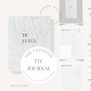 TTC Journal Afdrukbare Vruchtbaarheid Planner TTC Grafiek Ovulatie Test Tracker TTC Planner hcg Tracker Zwangerschap Planner Conceptie Planner