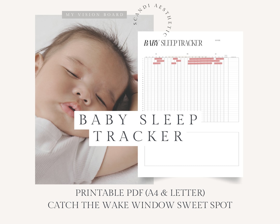 Baby Sleep Log Book, Sleep Tracker, Sleep Training Chart, Daily Baby ...