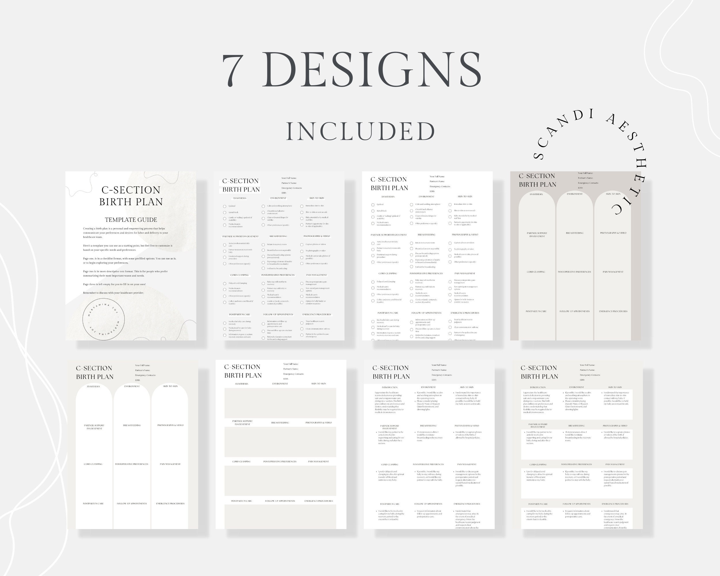 C section birth plan template cesarean birth plan gentle c section