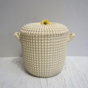 RARE Vintage Cookie Jar Japan Boho Biscuit Jar Home and Living Cottagecore Farmhouse