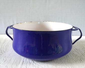 Vintage DANSK Blå Kastrull/Kanna Mid Century DANSK Frankrike