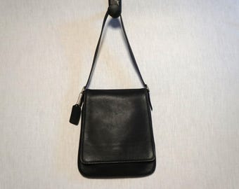Coach Abbie Zip Bag | Black Leather - Etsy