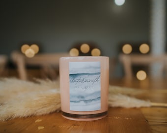 Watermouth Personalised Wedding candle