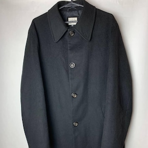 Vintage Armani Collezioni Wool Coat Overcoat Jacket Luxury Italian Designer Mens Size 48 FREE SHIPPING