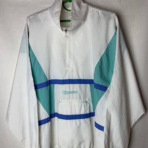 Veste coupe-vent en nylon sport Gonso vintage des années 90 unisexe taille XL-2XL livraison gratuite