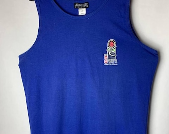 Vintage The Sports Just For Fan Surfing Surf Skate Longboard Skatebord Skateboarding Tee Tshirt Tank Top Sleeveless FREE SHIPPING Size M