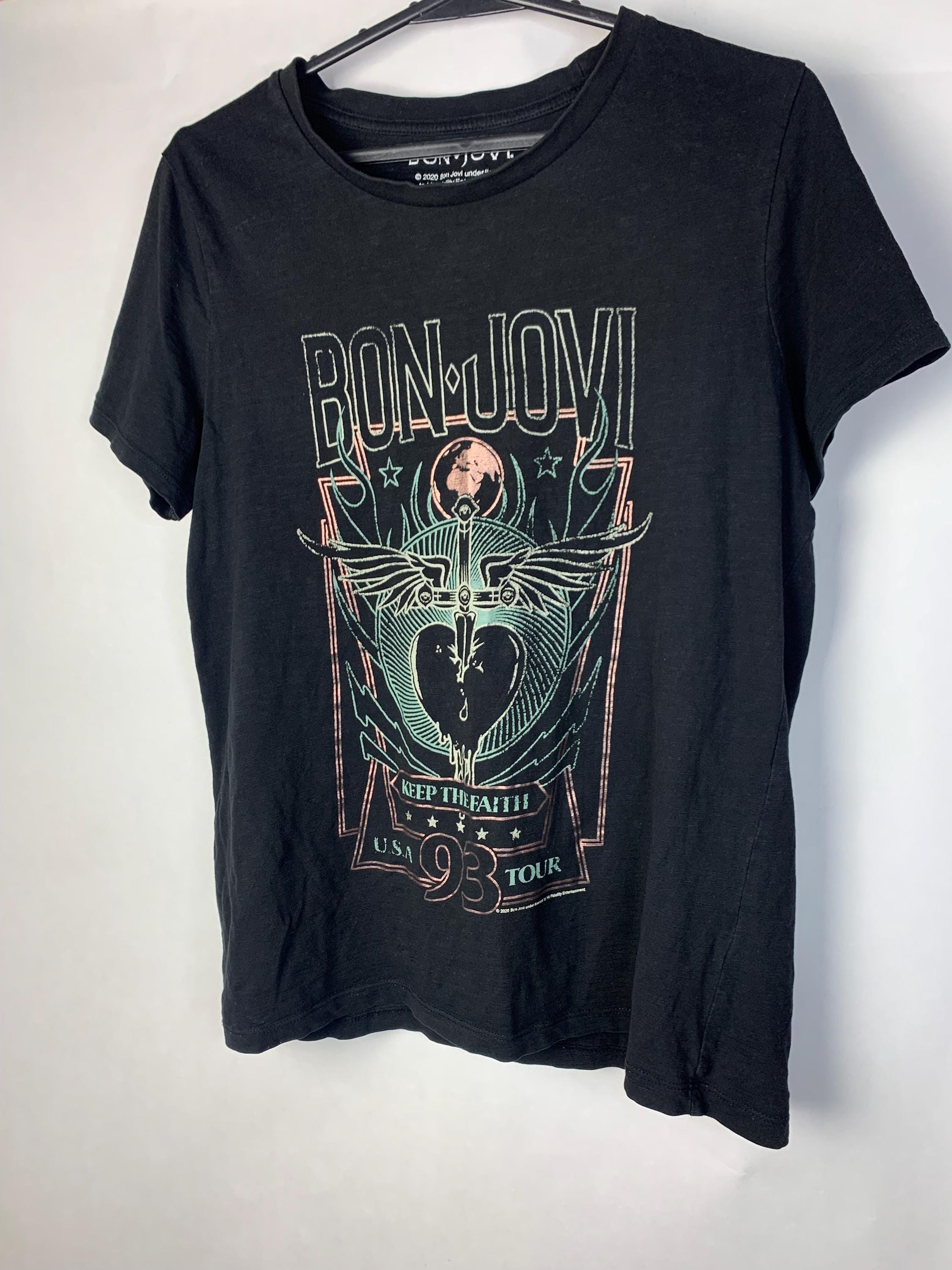 Bon Jovi Keep the Faith 公式 Tシャツ Lサイズ 【公式ショッピング