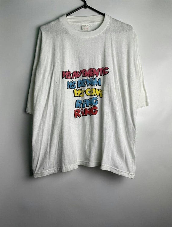 Vintage t-shirt its authentic its denim its cone … - image 1