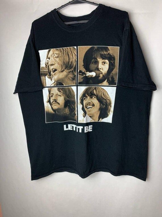 Vintage Y2K Style the Beatles Let It Be the Beatles Music Promo T
