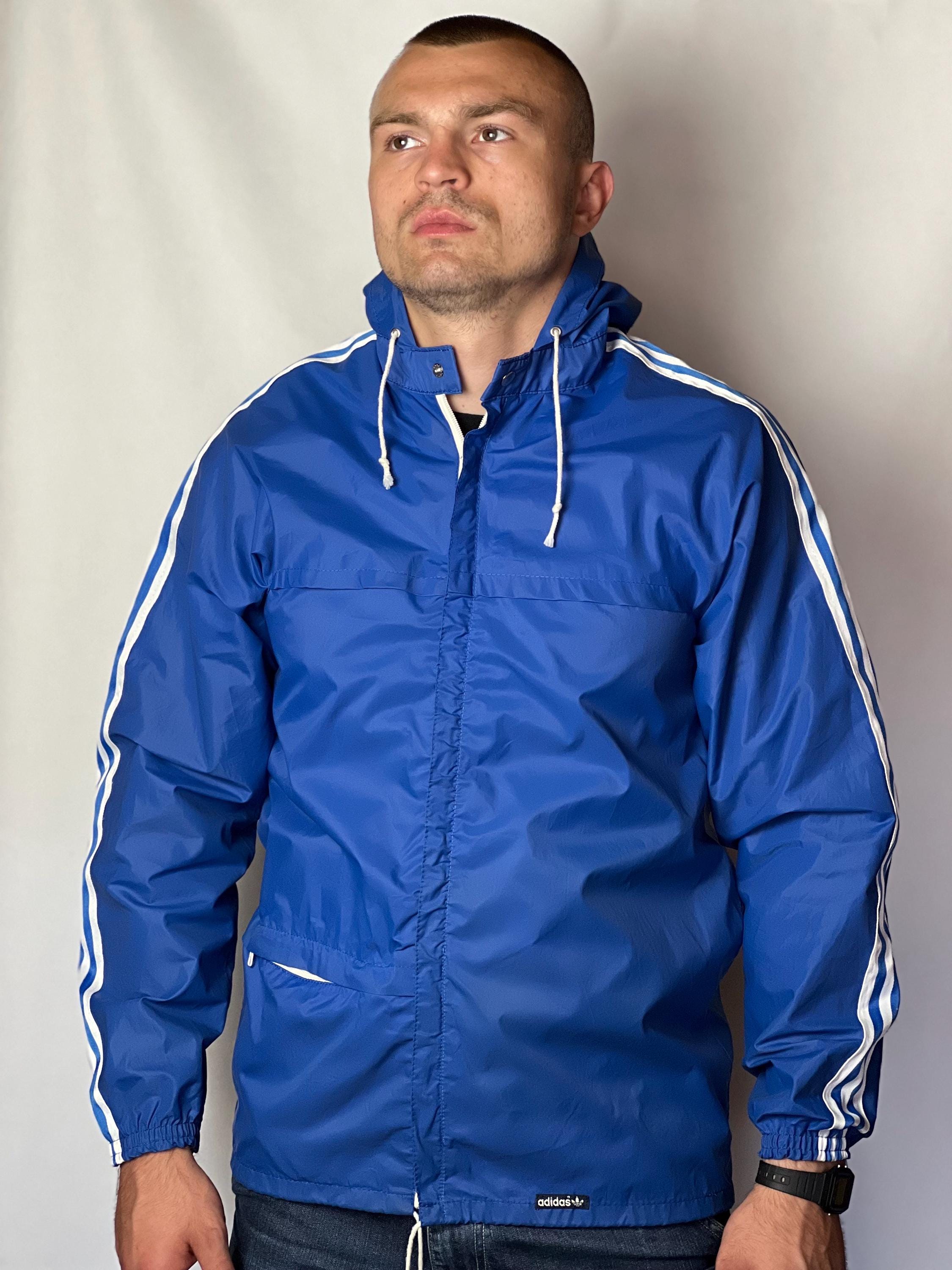 【70's】Vintage adidas Track Jacket ventex Vintage 70s Adidas Track Jacket Ventex Full Zip Red Mens