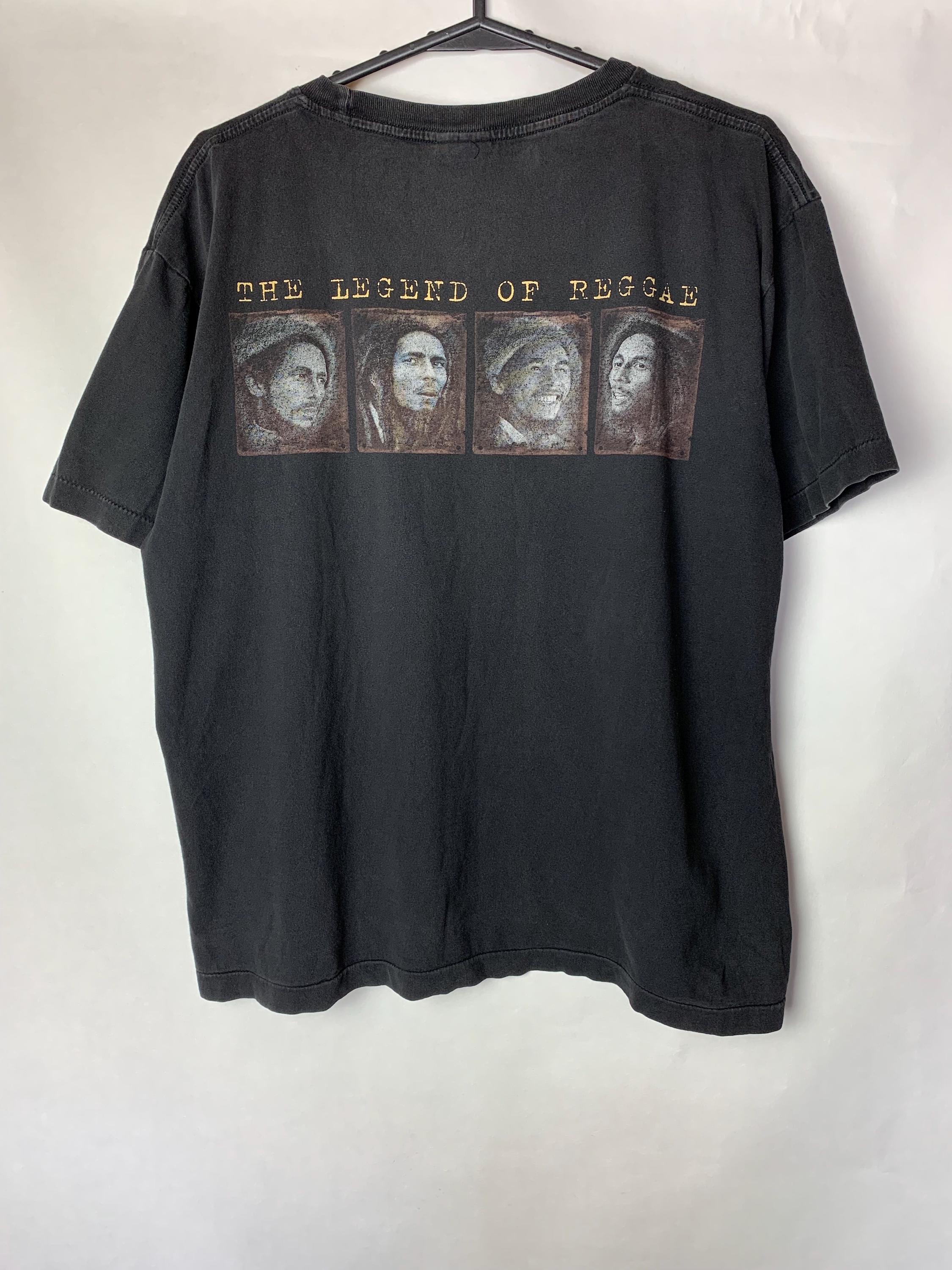 ヴィンテージ ロック Tシャツ メンズ Tシャツ ボブ・マーリー レゲエの 
