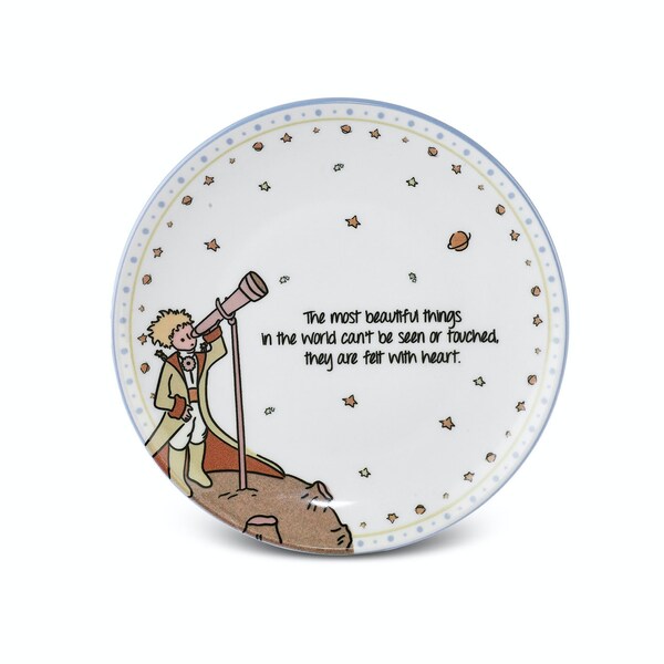 Handmade Premium Little Prince Ceramic Plate, Special Gift Ideas, Wall Decoration, For Tableware, Ceramic Little Prince Plate, Dessert Plate