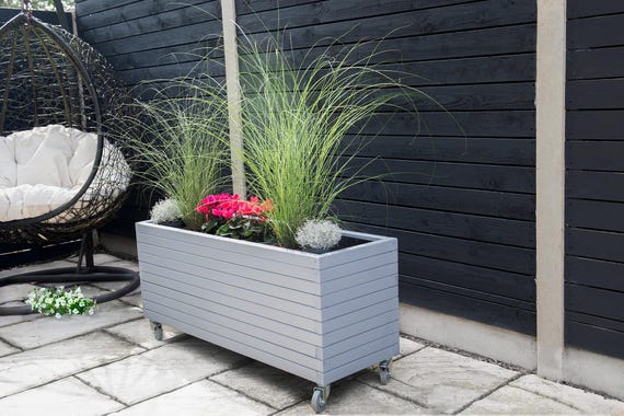 Long Wooden Planters Bespoke Sizes