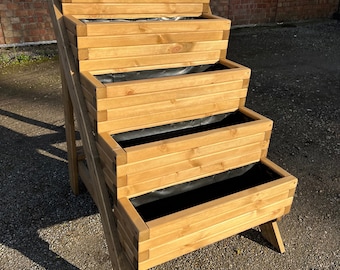 5 Tier Strawberry Wooden Planters