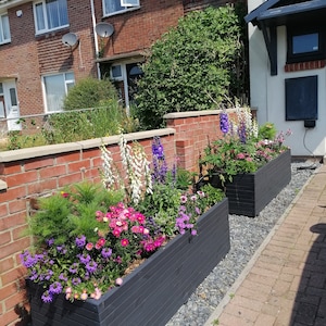 Long Wooden Planters Bespoke Sizes image 4