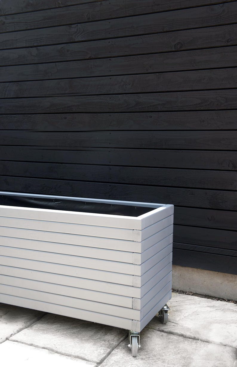 Long Wooden Planters Bespoke Sizes image 9