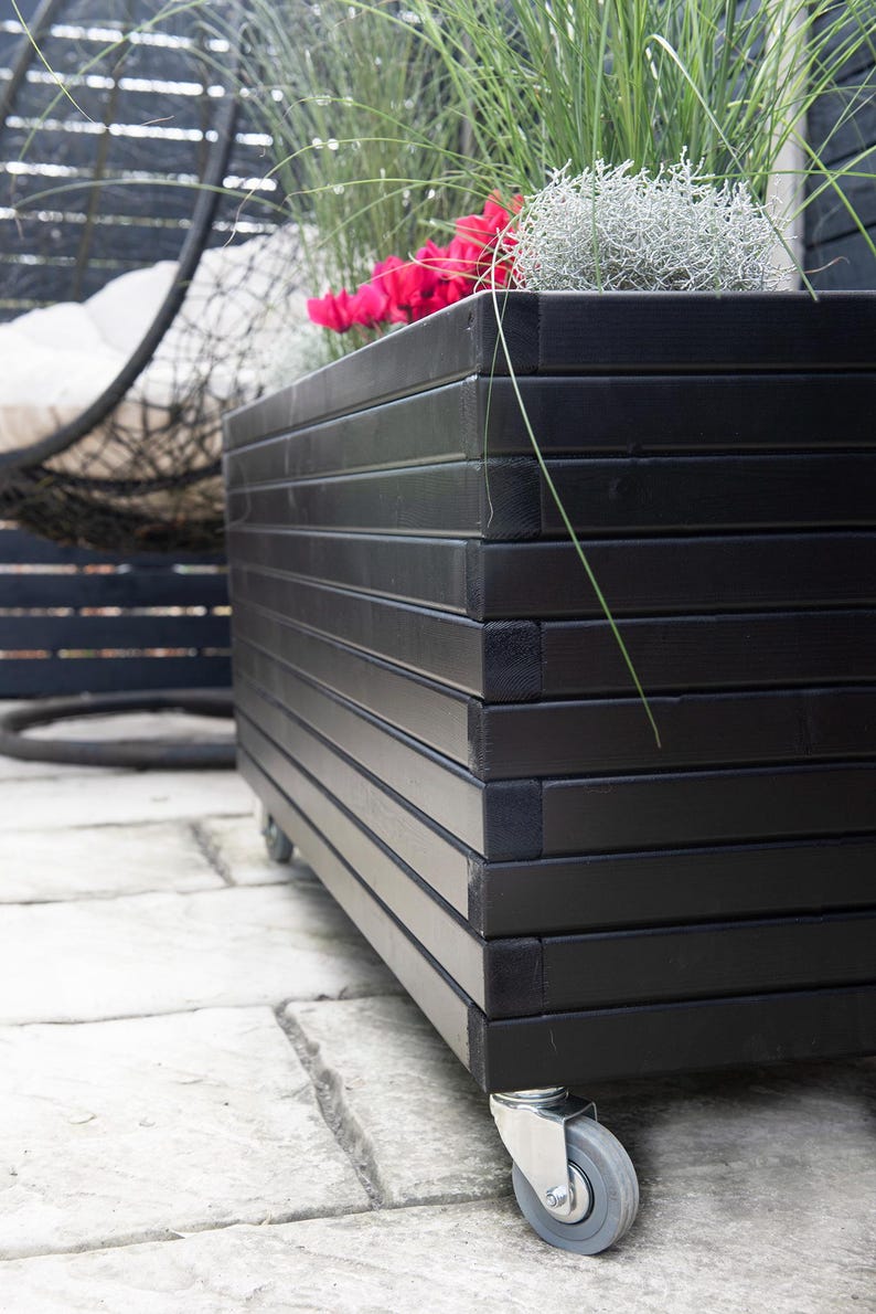 Long Wooden Planters Bespoke Sizes image 6