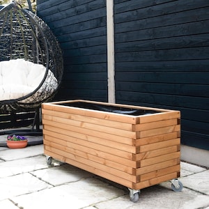 Long Wooden Planters Bespoke Sizes image 5