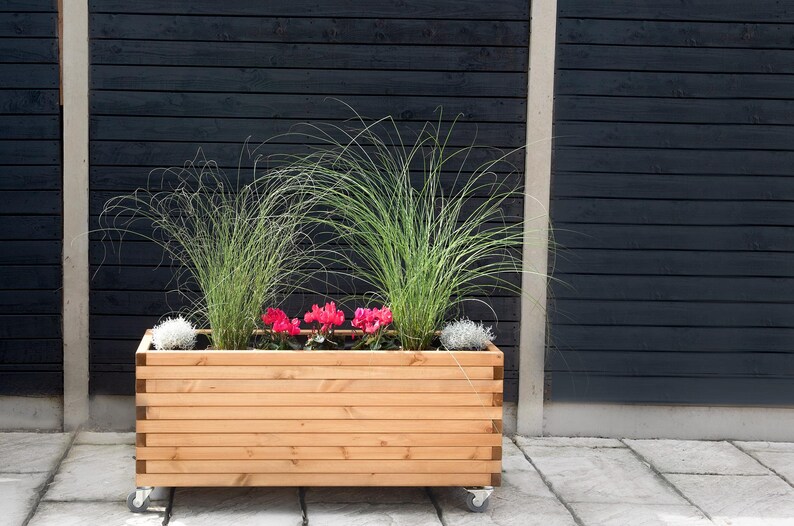 Long Wooden Planters Bespoke Sizes image 8