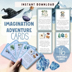 Imagination Adventure Cards | Creative Storytelling | Pretend Play for Kids | Dramatic Play Ideas |Homeschool & Classroom Learning Tool