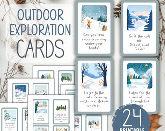 Winter Outdoor Exploration Cards: Nature Play (PDF)