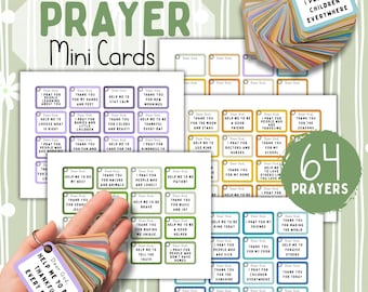 Kids' Daily Prayer Cards: Christian Prompts (Printable Prayer Deck)