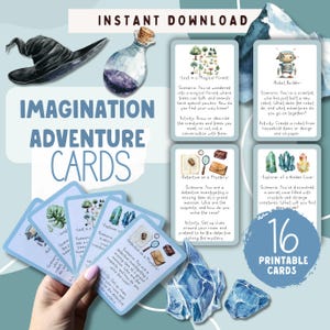 Tarjetas de aventuras de la imaginación: Narración creativa (PDF)