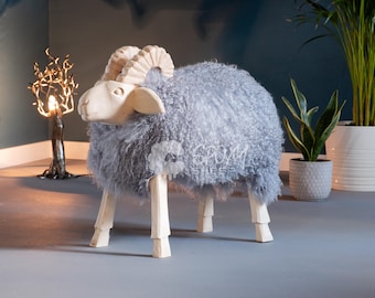 羊のスツール オブジェ 置物 羊のスツール オブジェ 置物