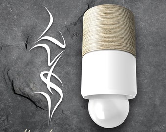 Lampadario da soffitto stampato in 3D - Collezione "TWINE"