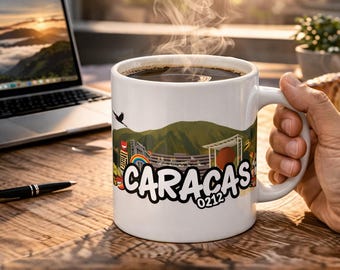 Custom Venezuela City Mug | Personalized Venezuelan Mug | Caracas Valencia Maracaibo Cup | Travel Memory Coffee Mug | Gift for Venezuelans