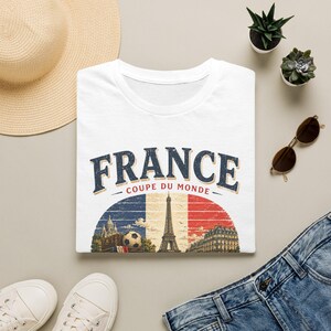 France World Cup 2026 Shirt, France Soccer Retro Tee, Vintage French Football T-Shirt, Paris France Fan Gift, French Travel Shirt image 9