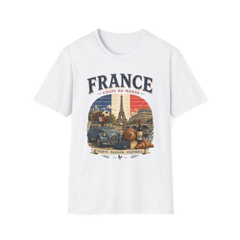 France World Cup 2026 Shirt, France Soccer Retro Tee, Vintage French Football T-Shirt, Paris France Fan Gift, French Travel Shirt image 8