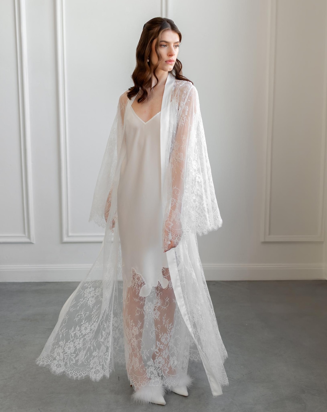 Lace and Serenity Robe main image 1