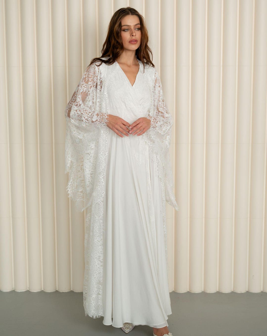 Wedding Robe Set, Bride Robe, Bridal Robe, Wedding Lingerie, Wedding ...