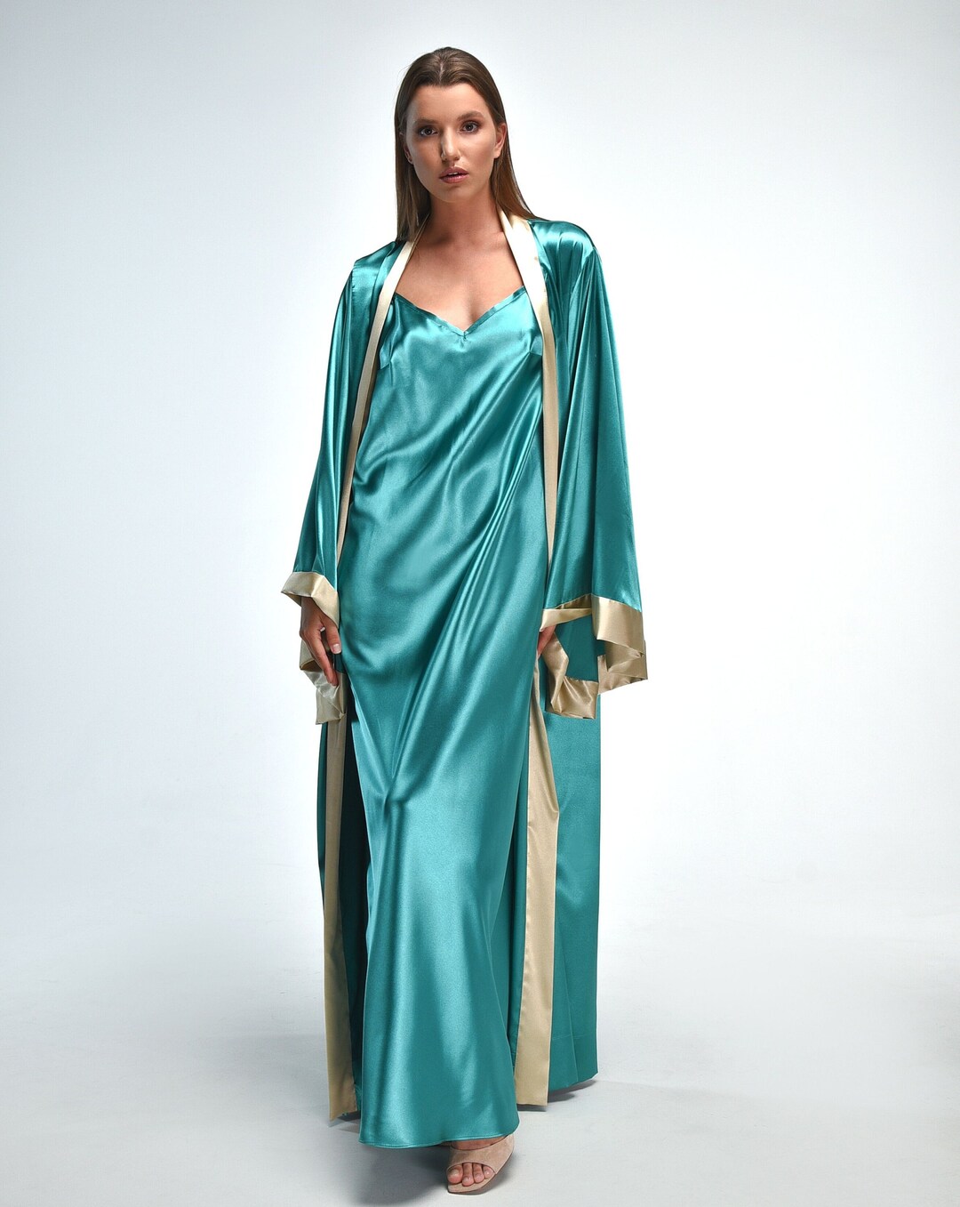 Kyoto Mid-length Kimono Dressing Gown