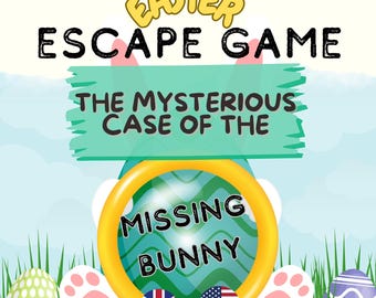Easter Printable Games for Kids & Family | Easter Escape Room Game | Fun Easter Party Activity