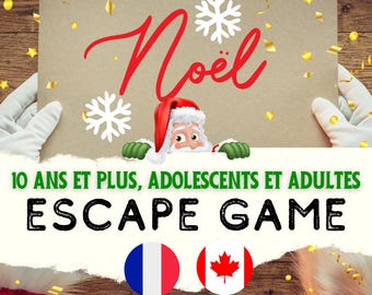 Christmas Escape Room | Christmas Games | Christmas Escape Room for Kids, Teens & Adults | Christmas Printables | Christmas Activities