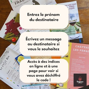 Escape Game Personnalisé Intrigue dans les Vignes image 5