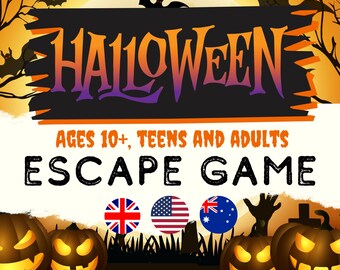 Halloween Escape Game | Halloween Games | Halloween Game for Kids, Teens, Tweens & Adults | Halloween Games Printable | Halloween Activities