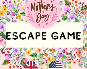 Printable Mother’s Day Game for Kids & Family | Escape Room Style Activity