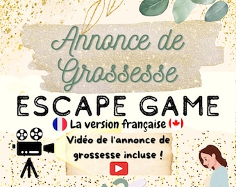 Original Pregnancy Announcement | Pregnancy Announcement Board Games | Pregnancy Announcement Games to Download | Escape Room