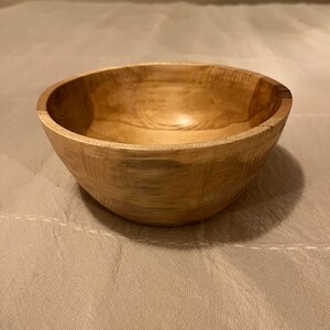 Spalted maple bowl